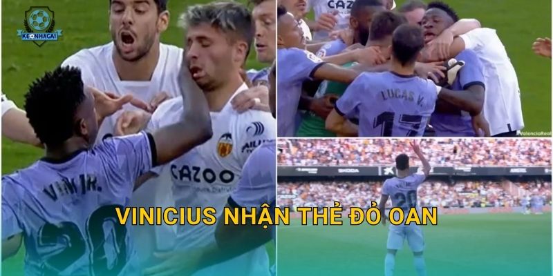 Vinicius nhận thẻ đỏ oan gây bão – Kèo nhà cái phân tích tác động tức thì đến Real Madrid