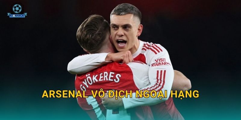 Arsenal vô địch Ngoại hạng: Ngày lịch sử trở thành hiện thực – Kèo nhà cái ghi nhận khoảnh khắc trọng đại
